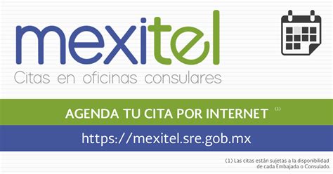 1. Go to the link https://mexitel.sre.gob.mx/